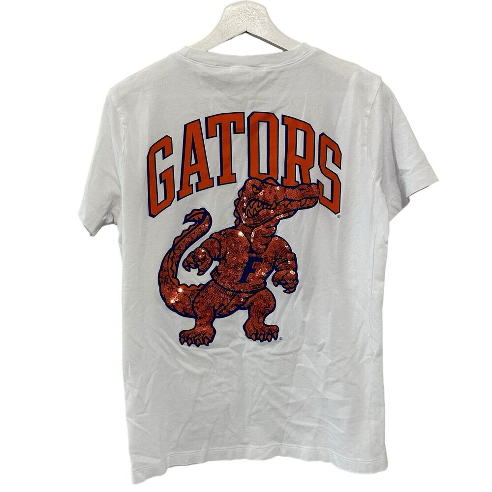 UF Florida Gators x VS Victoria's Secret Women's XS Shirt Sparkle Sequins CUTE